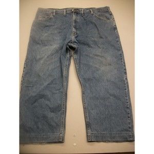 Wrangler Jeans Blue Washed Size 44x30 Relaxed Fit #557